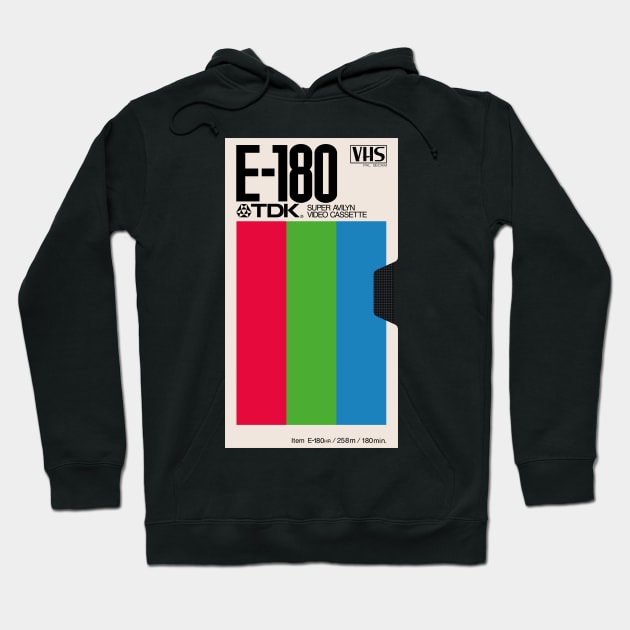 TDK VHS tape Hoodie by AtelierNab